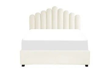 Säng med förvaring Vincennes - Vit, Svart, 140x200 cm - Möbler - Säng - Säng med förvaring