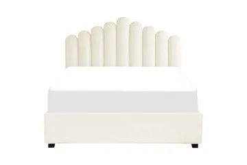 Säng med förvaring Vincennes - Vit, Svart, 160x200 cm - Möbler - Säng - Säng med förvaring