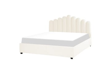 Säng med förvaring Vincennes - Vit, Svart, 180x200 cm - Möbler - Säng - Säng med förvaring
