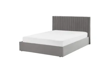 Säng med förvaring Vion - Grå, 160x200 cm - Möbler - Säng - Säng med förvaring