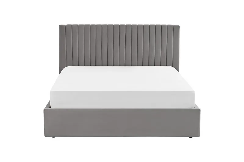 Säng med förvaring Vion - Grå, 160x200 cm - Möbler - Säng - Säng med förvaring