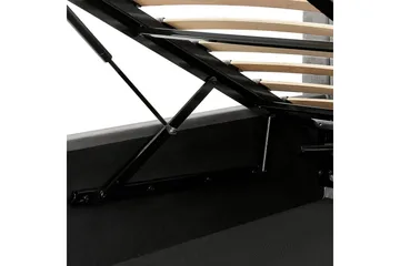 Säng med förvaring Vion - Grå, 160x200 cm - Möbler - Säng - Säng med förvaring