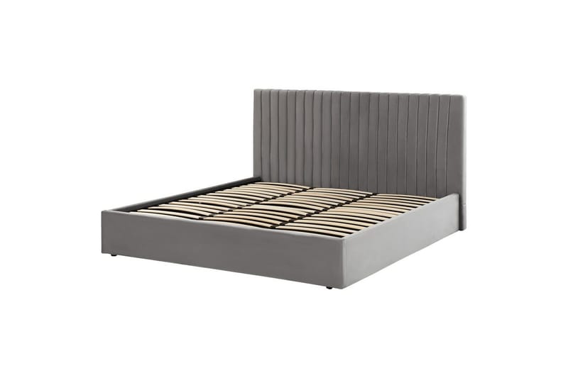 Säng med förvaring Vion - Grå, 180x200 cm - Möbler - Säng - Säng med förvaring