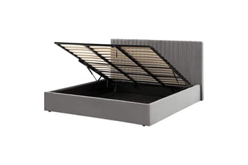 Säng med förvaring Vion - Grå, 180x200 cm - Möbler - Säng - Säng med förvaring