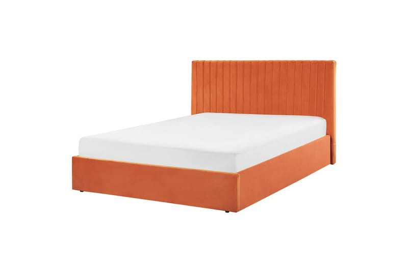 Säng med förvaring Vion - Orange, 160x200 cm - Möbler - Säng - Säng med förvaring