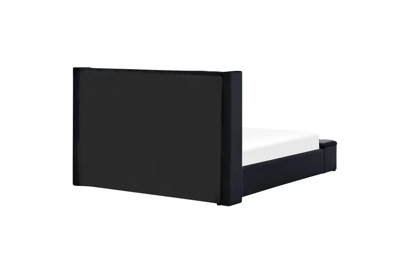 Säng med förvaringsb änk Noyers - Svart, 180x200 cm - Möbler - Säng - Säng med förvaring