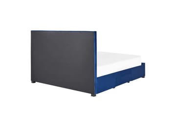 Säng med förvaringslådor Lievin - Blå, 180x200 cm - Möbler - Säng - Säng med förvaring