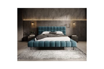 Säng med klädsel Eltap Magentta - 160x200 cm, Amore 40, Blå - Möbler - Säng - Säng med förvaring