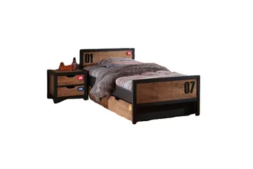 Säng med låda nattduksbord Alex - Möbler - Säng - Möbelset för sovrum