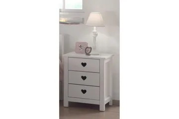 Säng med låda nattduksbord garderob skrivbord Amori Vit - Möbler - Säng - Möbelset för sovrum