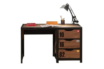 Säng med låda nattduksbord skrivbord garderob bokhylla Alex 3-dörrar - 3-dörrar - Möbler - Säng - Möbelset för sovrum