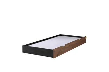 Säng med låda nattduksbord skrivbord garderob bokhylla byrå Alex - Möbler - Säng - Möbelset för sovrum