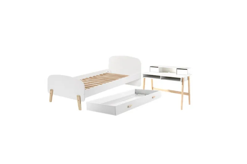 Säng med lådskrivbord Kiddy