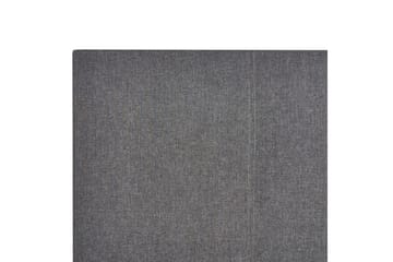 Säng med lamellram Albi - Grå, svart/Polyester, 140x200 cm - Möbler - Säng - Sängram & sängstomme