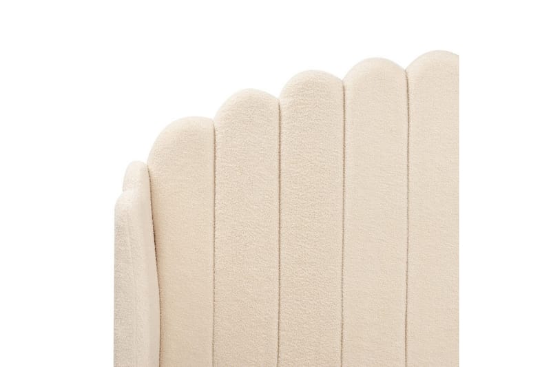 Säng med lamellram Ambillou - Beige, svart, 180x200 cm - Möbler - Säng - Sängram & sängstomme