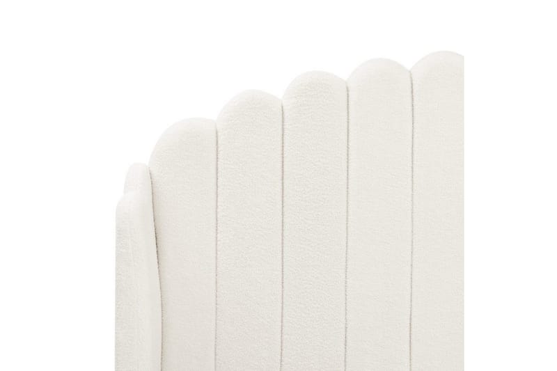 Säng med lamellram Ambillou - Vit, Svart, 160x200 cm - Möbler - Säng - Sängram & sängstomme