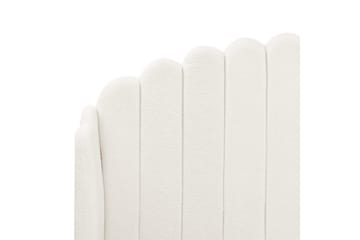 Säng med lamellram Ambillou - Vit, Svart, 180x200 cm - Möbler - Säng - Sängram & sängstomme