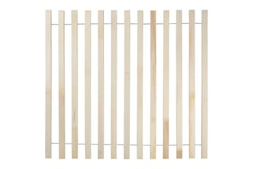 Säng med lamellram Boisset - Brun/Gummiträ, 160x200 cm - Möbler - Säng - Sängram & sängstomme