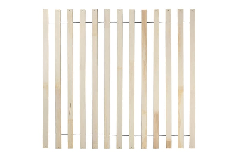 Säng med lamellram Boisset - Brun/Gummiträ, 160x200 cm - Möbler - Säng - Sängram & sängstomme