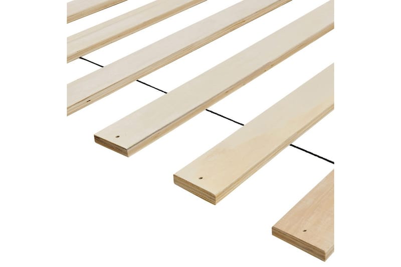 Säng med lamellram Boisset - Brun/Gummiträ, 160x200 cm - Möbler - Säng - Sängram & sängstomme