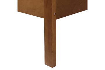 Säng med lamellram Boisset - Brun/Gummiträ, 160x200 cm - Möbler - Säng - Sängram & sängstomme