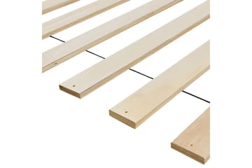 Säng med lamellram Boisset - Brun/Gummiträ, 180x200 cm - Möbler - Säng - Sängram & sängstomme