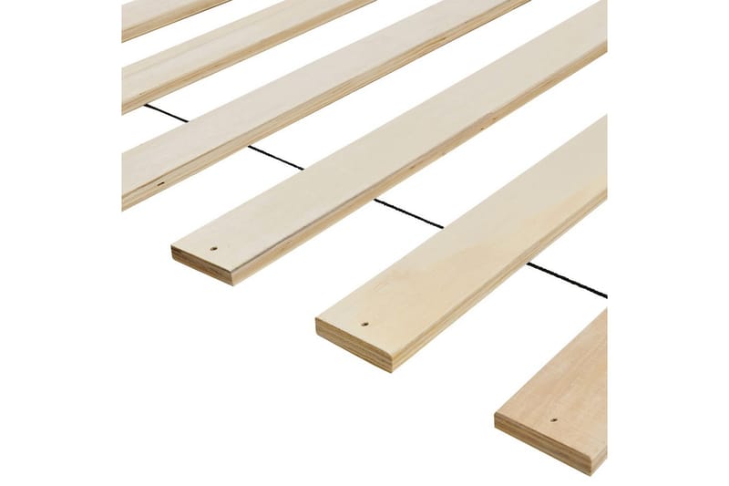 Säng med lamellram Boisset - Brun/Gummiträ, 180x200 cm - Möbler - Säng - Sängram & sängstomme