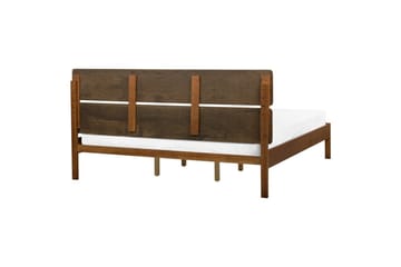 Säng med lamellram Boisset - Brun/Gummiträ, 180x200 cm - Möbler - Säng - Sängram & sängstomme