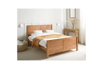 Säng med lamellram Champagnat - Ljus trä, 140x200 cm - Möbler - Säng - Sängram & sängstomme