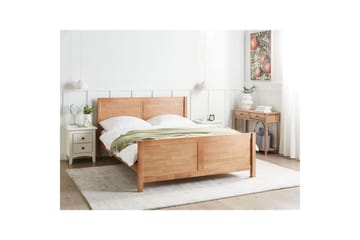 Säng med lamellram Champagnat - Ljus trä, 160x200 cm - Möbler - Säng - Sängram & sängstomme