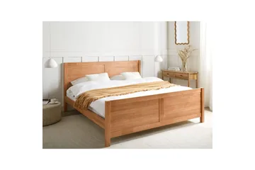 Säng med lamellram Champagnat - Ljus trä, 180x200 cm - Möbler - Säng - Sängram & sängstomme