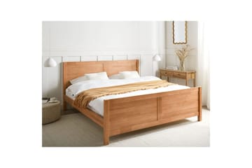 Säng med lamellram Champagnat - Ljus trä, 180x200 cm - Möbler - Säng - Sängram & sängstomme