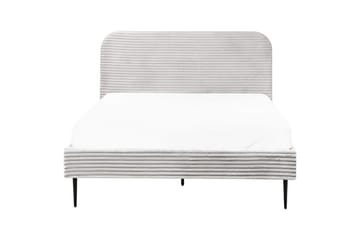 Säng med lamellram Flayat - Grå, svart, 140x200 cm - Möbler - Säng - Sängram & sängstomme