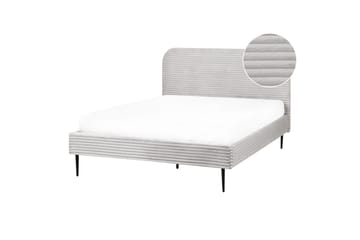 Säng med lamellram Flayat - Grå, svart, 140x200 cm - Möbler - Säng - Sängram & sängstomme