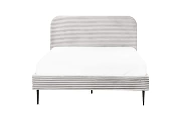 Säng med lamellram Flayat - Grå, svart, 140x200 cm - Möbler - Säng - Sängram & sängstomme