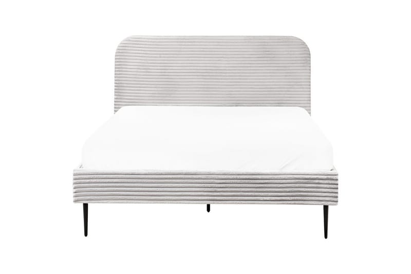 Säng med lamellram Flayat - Grå, svart, 140x200 cm - Möbler - Säng - Sängram & sängstomme