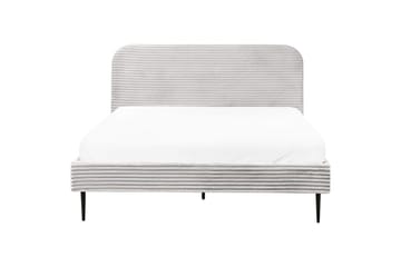 Säng med lamellram Flayat - Grå, svart, 160x200 cm - Möbler - Säng - Sängram & sängstomme