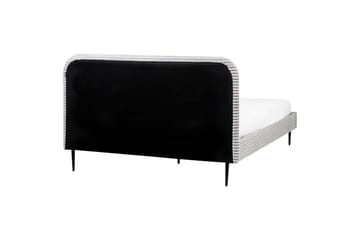 Säng med lamellram Flayat - Grå, svart, 160x200 cm - Möbler - Säng - Sängram & sängstomme