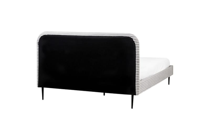 Säng med lamellram Flayat - Grå, svart, 160x200 cm - Möbler - Säng - Sängram & sängstomme