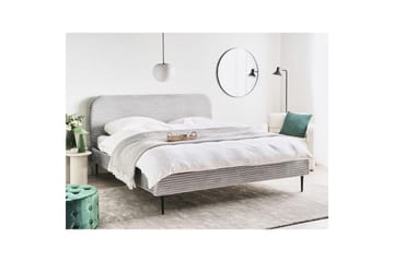 Säng med lamellram Flayat - Grå, svart, 180x200 cm - Möbler - Säng - Sängram & sängstomme