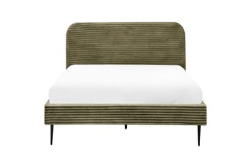 Säng med lamellram Flayat - Grön, Svart, 140x200 cm - Möbler - Säng - Sängram & sängstomme