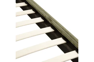 Säng med lamellram Flayat - Grön, Svart, 180x200 cm - Möbler - Säng - Sängram & sängstomme