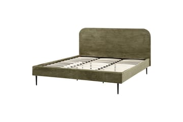 Säng med lamellram Flayat - Grön, Svart, 180x200 cm - Möbler - Säng - Sängram & sängstomme