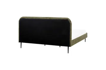 Säng med lamellram Flayat - Grön, Svart, 180x200 cm - Möbler - Säng - Sängram & sängstomme