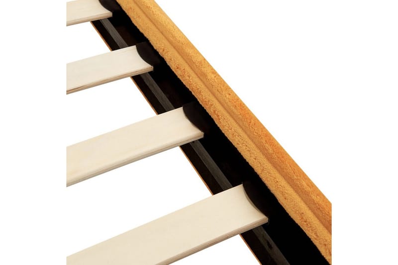 Säng med lamellram Flayat - Orange, svart, 180x200 cm - Möbler - Säng - Sängram & sängstomme