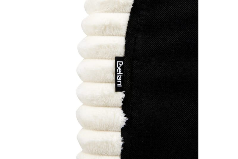 Säng med lamellram Flayat - Vit, Svart, 140x200 cm - Möbler - Säng - Sängram & sängstomme