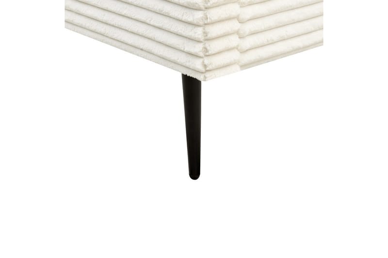 Säng med lamellram Flayat - Vit, Svart, 140x200 cm - Möbler - Säng - Sängram & sängstomme