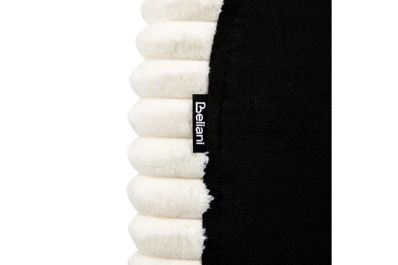 Säng med lamellram Flayat - Vit, Svart, 140x200 cm - Möbler - Säng - Sängram & sängstomme