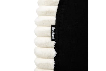 Säng med lamellram Flayat - Vit, Svart, 160x200 cm - Möbler - Säng - Sängram & sängstomme