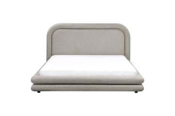 Säng med lamellram Lavardens - Beige, svart, 160x200 cm - Möbler - Säng - Sängram & sängstomme